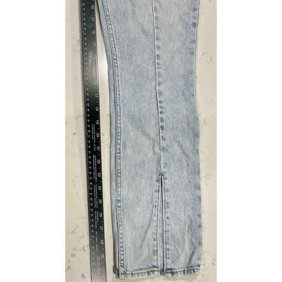 Abercrombie & Fitch The Skinny High Rise Light Denim Jeans Blue 29 8 Curve Love - Picture 5 of 7